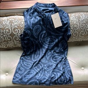 Nike Blue dri fit tank top with Sleek Design size S
